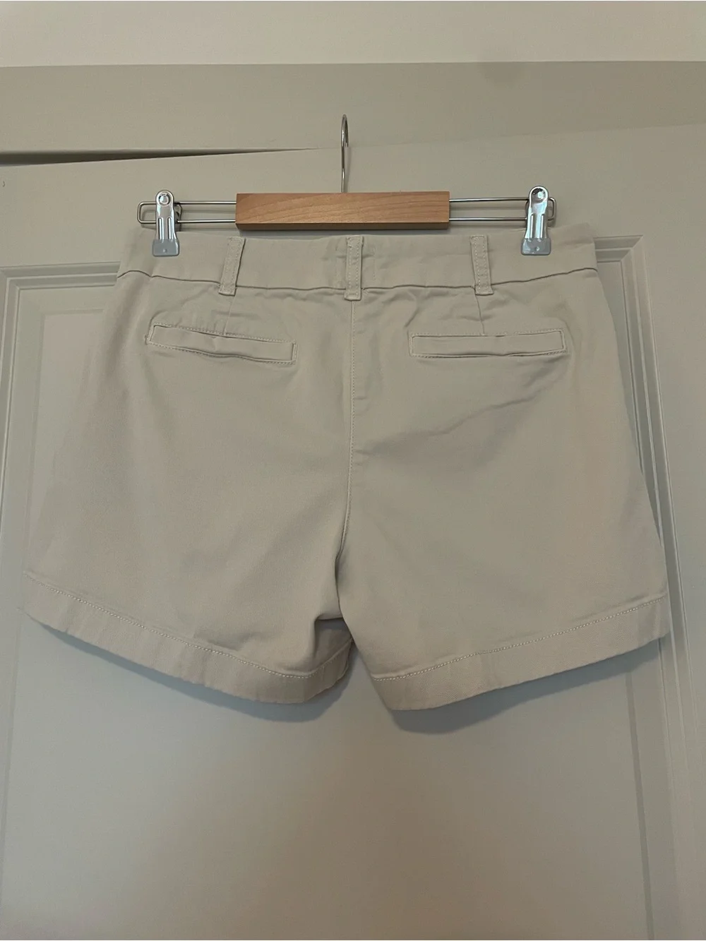 J. Crew Cream Stretch Chino Bermuda Shorts